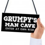 Man Cave Plaque Garage Signs For Men Shed Dad Grandad Son 