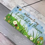 Welcome Garden Hanging Sign Garden Shed SummerHouse Plaque