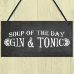 Gin & Tonic Garden Home Bar Pub Plaque Funny Alcohol Sign Gift