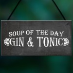 Gin & Tonic Garden Home Bar Pub Plaque Funny Alcohol Sign Gift