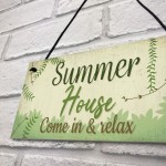 Summer House Plaque Shed Garden Sign Decor Mum Dad Nan Gift