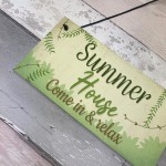 Summer House Plaque Shed Garden Sign Decor Mum Dad Nan Gift