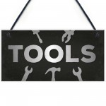 Tool Shed Garage Sign Workshop Plaque Man Cave Grandad Dad 