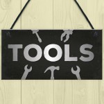 Tool Shed Garage Sign Workshop Plaque Man Cave Grandad Dad 