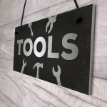 Tool Shed Garage Sign Workshop Plaque Man Cave Grandad Dad 