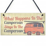 Campervan Caravan VW Gifts Travel Holiday Hanging Door Sign