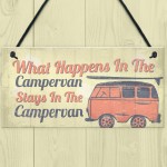 Campervan Caravan VW Gifts Travel Holiday Hanging Door Sign