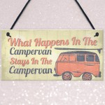 Campervan Caravan VW Gifts Travel Holiday Hanging Door Sign