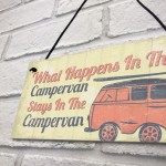 Campervan Caravan VW Gifts Travel Holiday Hanging Door Sign