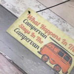 Campervan Caravan VW Gifts Travel Holiday Hanging Door Sign