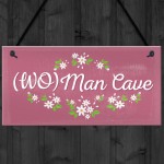 Her Man Cave Sign Funny Bedroom SummerHouse Plaque Gifts 