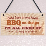 BBQ Sign Garden SummerHouse Bar Man Cave Shed Plaque