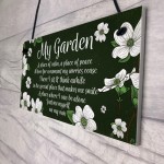 Novelty Hanging Garden Plaque Present Home Fence Shed Sign 