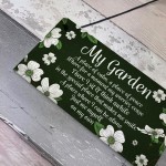 Novelty Hanging Garden Plaque Present Home Fence Shed Sign 