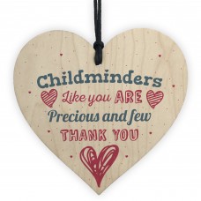 Childminder Gift Thank You Teacher Nursery Wooden Heart Plaque
