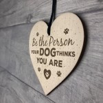 Funny Dog Lovers Sign Heart Door Kennel Cage Plaque Dog Owner