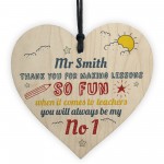 Number One Teacher Leaving End Of Years Thank You Gift