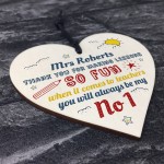 Number One Teacher Leaving End Of Years Thank You Gift