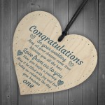 Wedding Gift Mr and Mrs Bridal Bridesmaid Gift Wood Heart Plaque