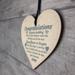 Wedding Gift Mr and Mrs Bridal Bridesmaid Gift Wood Heart Plaque