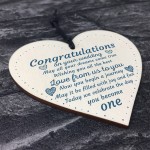 Wedding Gift Mr and Mrs Bridal Bridesmaid Gift Wood Heart Plaque
