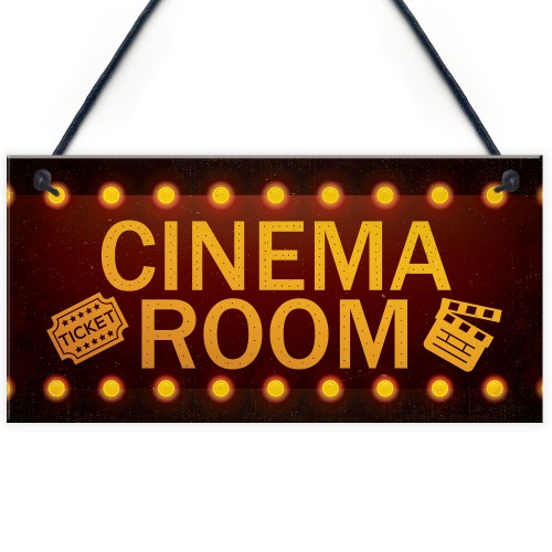 Cinema Room Home Theatre Gift For Mum Dad Man Cave Den Wall