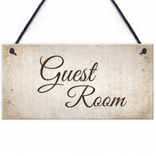 Guest Room Handmade Hanging Plaque Door Sign Home Decor Gift