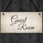 Guest Room Handmade Hanging Plaque Door Sign Home Decor Gift
