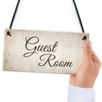 Guest Room Handmade Hanging Plaque Door Sign Home Decor Gift