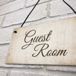 Guest Room Handmade Hanging Plaque Door Sign Home Decor Gift