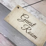 Guest Room Handmade Hanging Plaque Door Sign Home Decor Gift