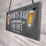 Sports Bar Man Cave Bar Pub Football Hanging Sign Plaque Gift