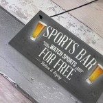 Sports Bar Man Cave Bar Pub Football Hanging Sign Plaque Gift