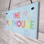 Child's Playhouse Sign Door Wall Plaque Son Daughter Birthday 