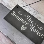 The Summer House Plaque Garden Shed Hanging Wall Door Sign