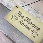The Throne Room Toilet Bathroom Plaque Shabby Chic Ladies Gents