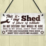 Garden Shed Garage Man Cave Sign Hanging Wall Plaque Gift