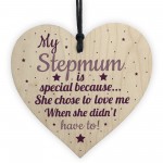 Handmade Special Stepmum Novelty Hanging Plaque Gifts For Mum