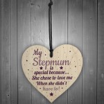 Handmade Special Stepmum Novelty Hanging Plaque Gifts For Mum