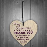 Handmade Stepmum Gift Novelty Plaque Gifts For Mum Mummy 