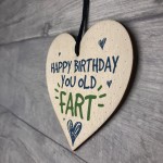 Funny Happy Birthday Wooden Heart Boyfriend Girlfriend Thank You