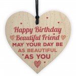 Handmade Happy Birthday Friendship Sign Best Friend Plaque 