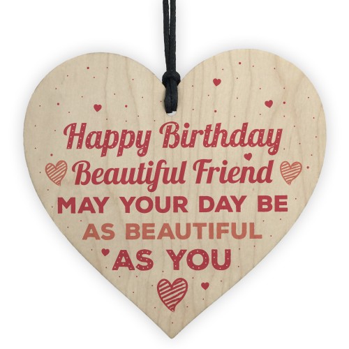 Handmade Happy Birthday Friendship Sign Best Friend Plaque 