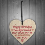 Handmade Happy Birthday Friendship Sign Best Friend Plaque 