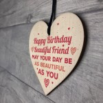 Handmade Happy Birthday Friendship Sign Best Friend Plaque 