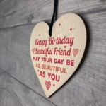 Handmade Happy Birthday Friendship Sign Best Friend Plaque 