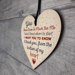 Handmade Wooden Heart Gift For Teacher Mentor Friend Gifts