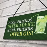 Friendship Gin Sign Garden Plaque Shed Home Bar Pub Plaque Gift