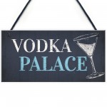 Vodka Palace Alcohol Gift Man Cave Home Bar Pub Plaque Sign