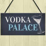 Vodka Palace Alcohol Gift Man Cave Home Bar Pub Plaque Sign